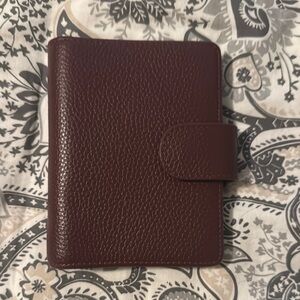 Moterm A8 Burgundy Planner Wallet